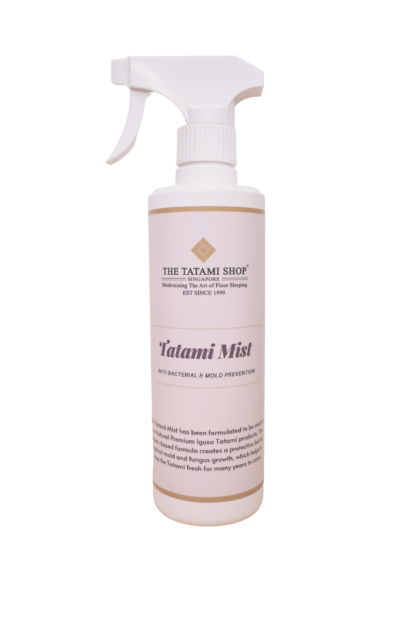 Our Antibacterial Tatami Mist cleans and shields your furnishing against dirt and mold.